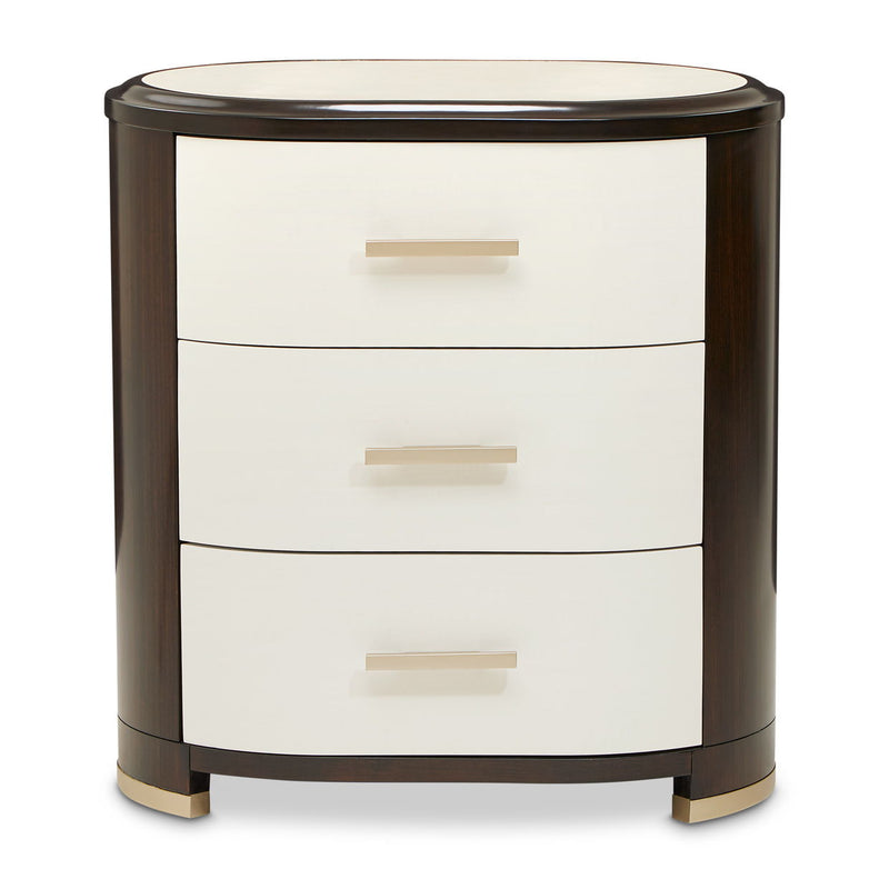 Paris Chic - Nightstand - Espresso Brown - R&R Furniture Gallery (Fountain Valley, CA)