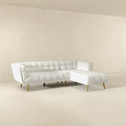 Addison - L Shape Sectional Sofa Tufted - R&R Furniture Gallery (Fountain Valley, CA)