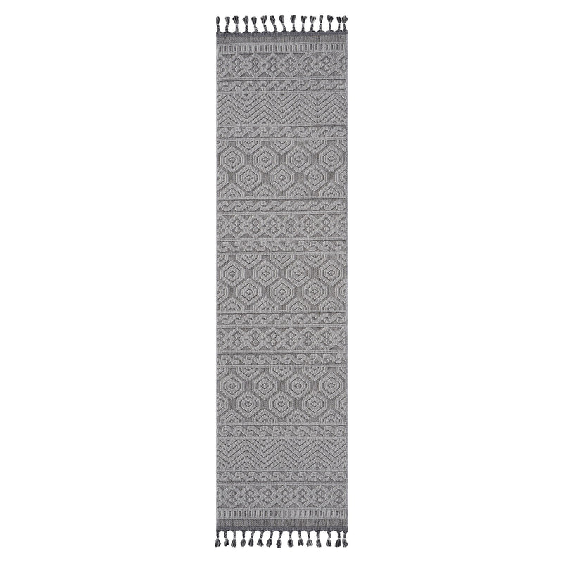 Guros - Trendy Geometric Indoor / Outdoor Rug - R&R Furniture Gallery (Fountain Valley, CA)