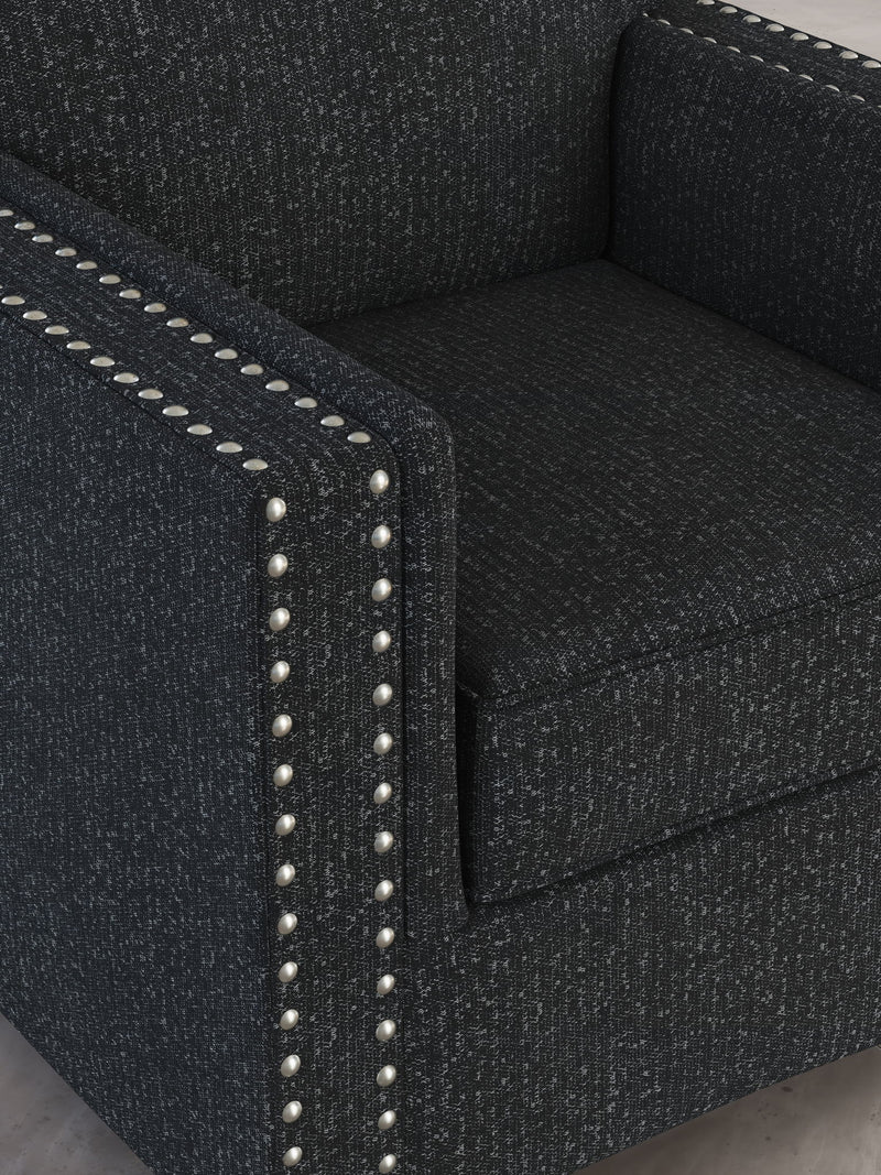 Jasmine Peaks - Chair - Coal - R&R Furniture Gallery (Fountain Valley, CA)