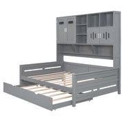 Daybed With All-In-One Cabinet And Shelf - R&R Furniture Gallery (Fountain Valley, CA)