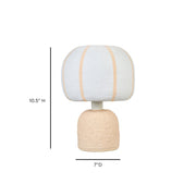 Margate - Cotton Mache Table Lamp - R&R Furniture Gallery (Fountain Valley, CA)