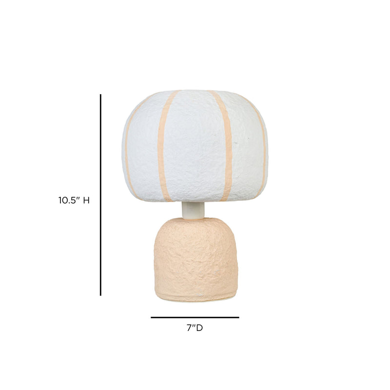 Margate - Cotton Mache Table Lamp - R&R Furniture Gallery (Fountain Valley, CA)