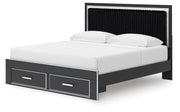 Zuraleus - Upholstered Panel Platform Storage Bed - R&R Furniture Gallery (Fountain Valley, CA)