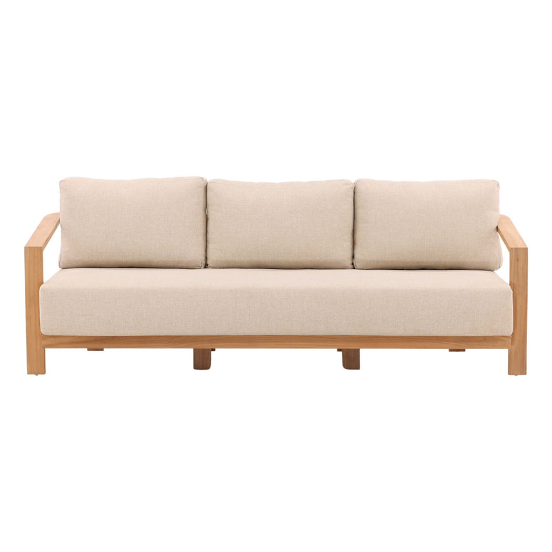 Redford - Outdoor Sofa - Sand And Natural