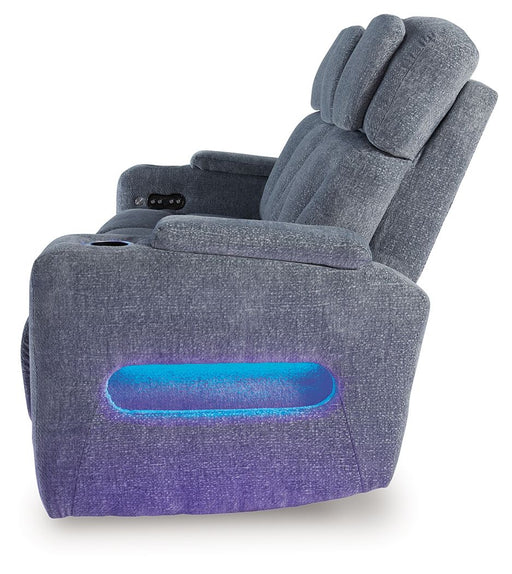 Studio Cave - Power Reclining Sofa - Steel - R&R Furniture Gallery (Fountain Valley, CA)
