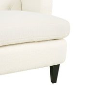 Upholstered Accent Chair Tufted Armchair For Living Room And Bedroom - R&R Furniture Gallery (Fountain Valley, CA)