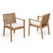Patio Dining Chair, Comfortable Waterproof Seating (Set of 2) - R&R Furniture Gallery (Fountain Valley, CA)