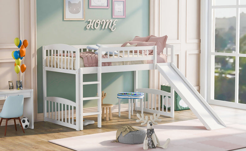 Loft Bed With Slide And Ladder - R&R Furniture Gallery (Fountain Valley, CA)
