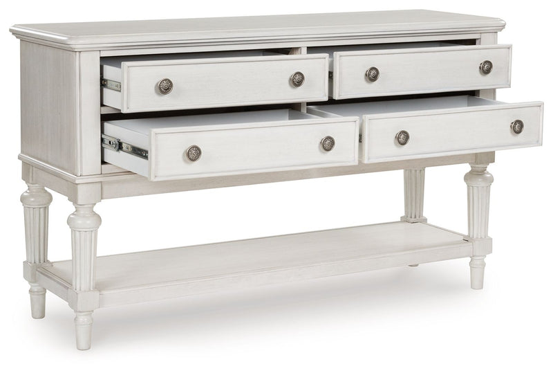 Montelaine - Dining Room Server - Antique White - R&R Furniture Gallery (Fountain Valley, CA)