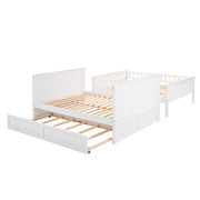 Bunk Bed With Twin Size Trundle, Guardrails - R&R Furniture Gallery (Fountain Valley, CA)