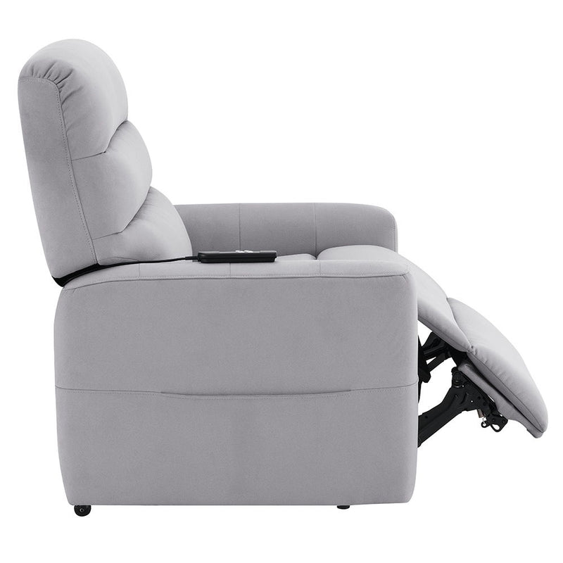 Freddie - Power Motion Recliner With Lift - Gray - R&R Furniture Gallery (Fountain Valley, CA)