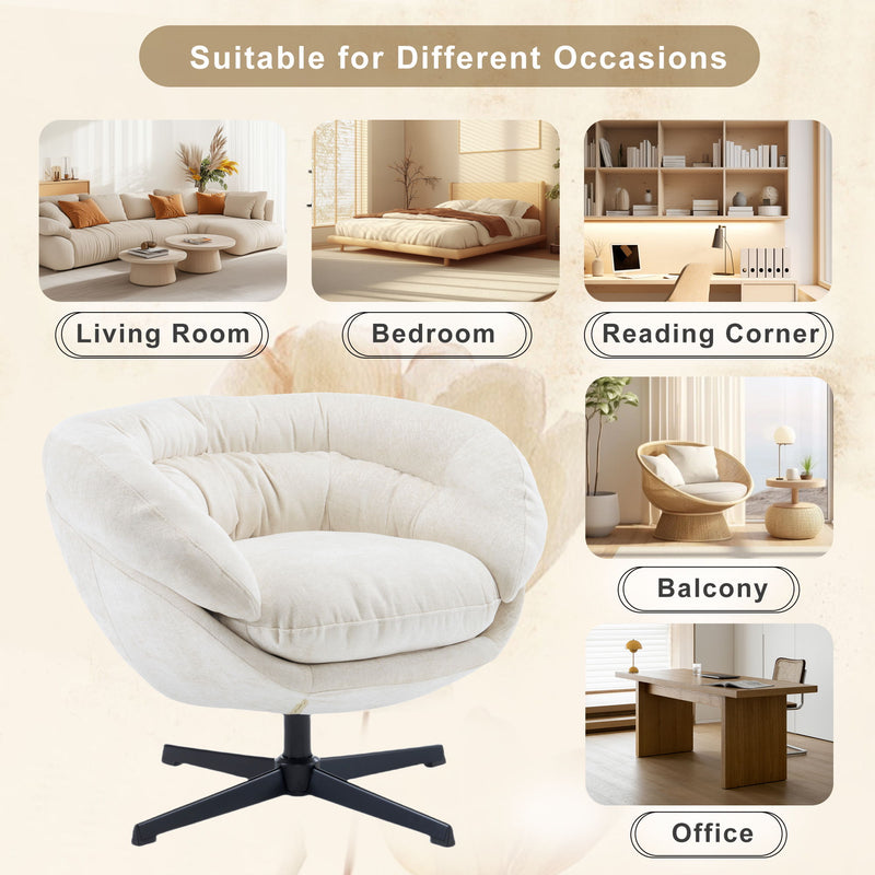 Modern Office Chair With 360 Degree Swivel - R&R Furniture Gallery (Fountain Valley, CA)