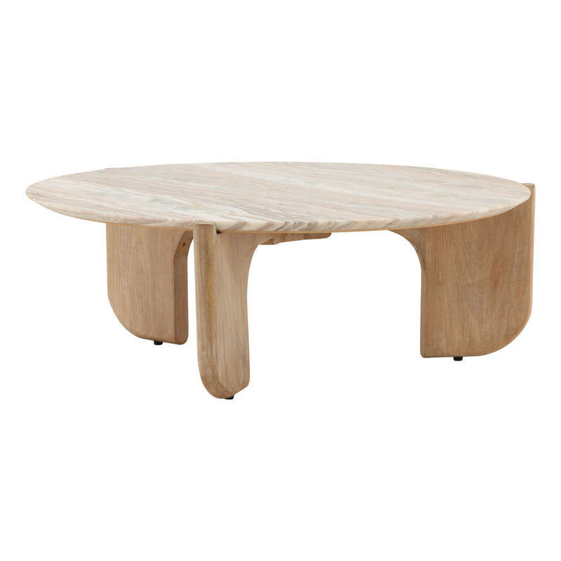 Callen - Coffee Table - Cream And Natural
