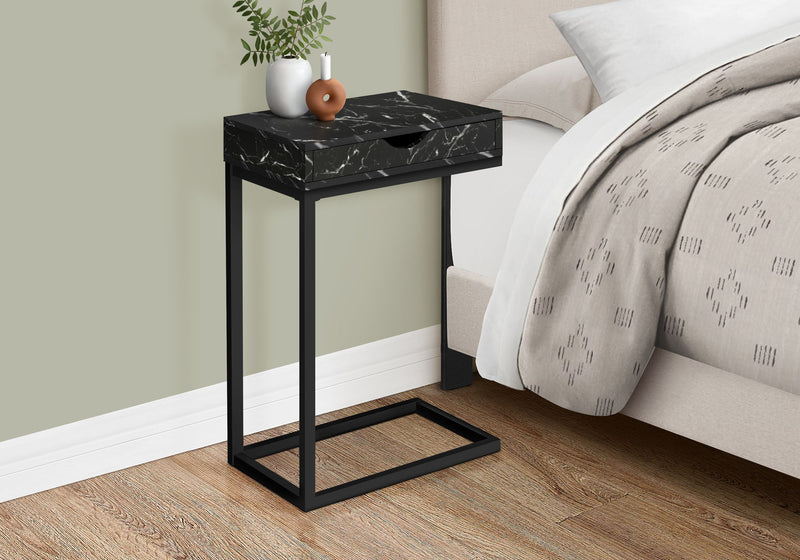 Accent Table, C - Shaped Contemporary & Modern Elegant Design - R&R Furniture Gallery (Fountain Valley, CA)
