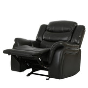 Classic Design Recliner, Upholstery Recliner, Glider Recliner - Black Berry - R&R Furniture Gallery (Fountain Valley, CA)