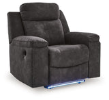 Brysonview - Zero Wall Recliner - Charcoal - R&R Furniture Gallery (Fountain Valley, CA)
