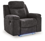 Brysonview - Zero Wall Recliner - Charcoal - R&R Furniture Gallery (Fountain Valley, CA)