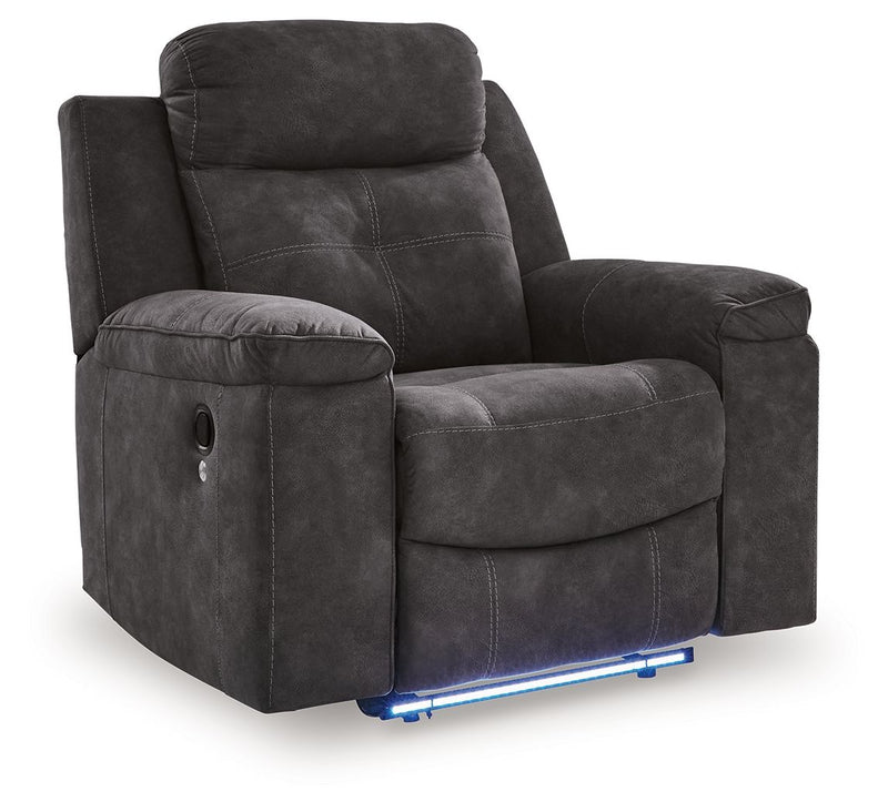 Brysonview - Zero Wall Recliner - Charcoal - R&R Furniture Gallery (Fountain Valley, CA)