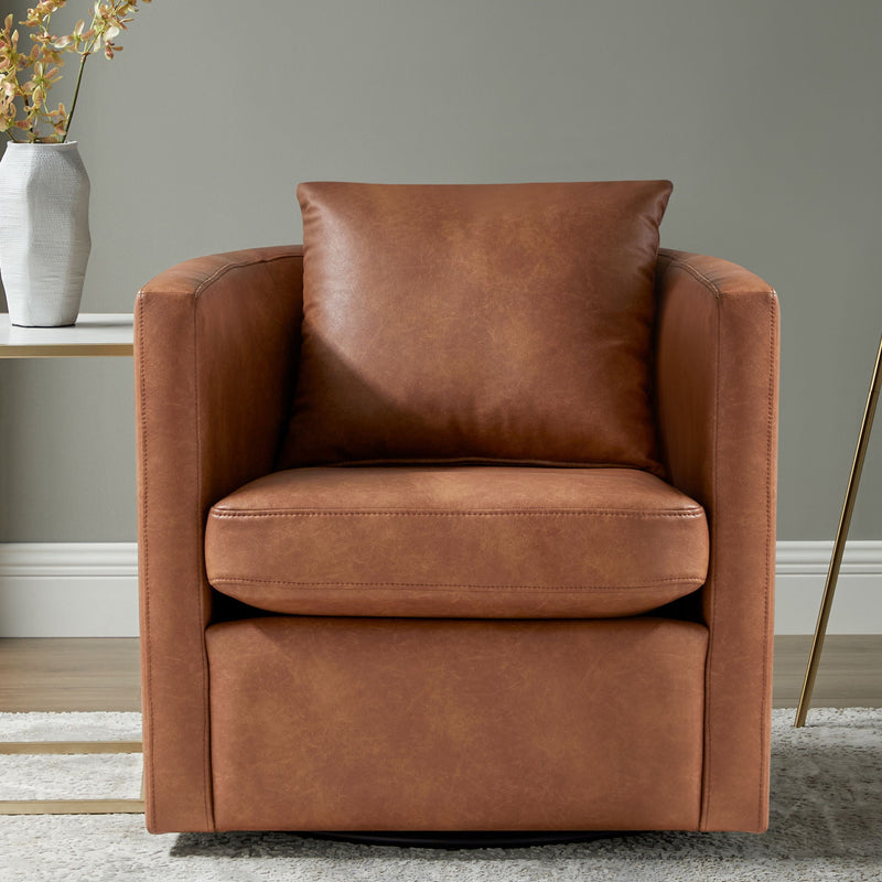 Sutton - Swivel Barrel Chair - R&R Furniture Gallery (Fountain Valley, CA)