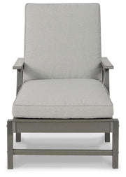 Visola - Chaise Lounge with Cushion - Gray - R&R Furniture Gallery (Fountain Valley, CA)