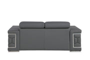 296 - Genuine Leather Loveseat - R&R Furniture Gallery (Fountain Valley, CA)