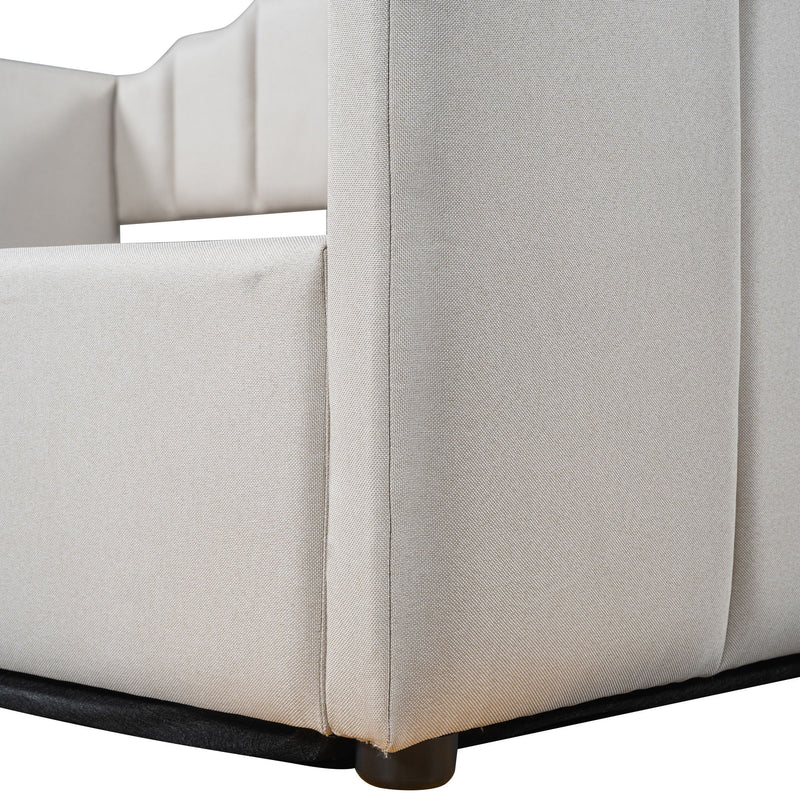 Modern Upholstered Daybed With Underneath Storage - R&R Furniture Gallery (Fountain Valley, CA)