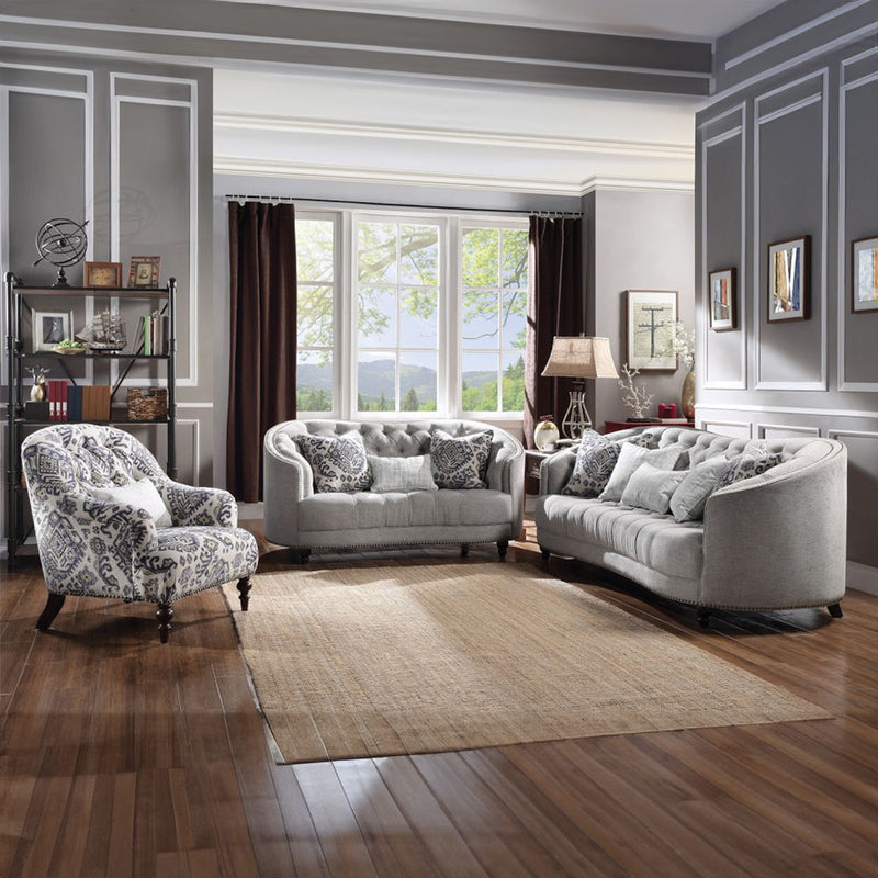 Saira - Chair With Pillow - Pattern Fabric - R&R Furniture Gallery (Fountain Valley, CA)