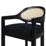 Americana - Mid-Century Modern Cane Back Counter Stool - R&R Furniture Gallery (Fountain Valley, CA)