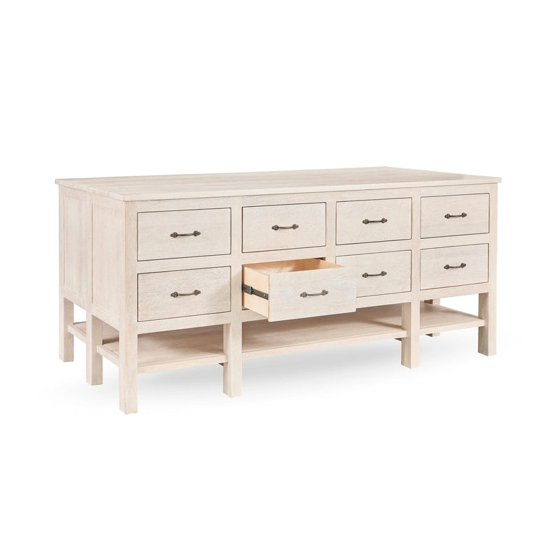 Workstation - White Washed - R&R Furniture Gallery (Fountain Valley, CA)