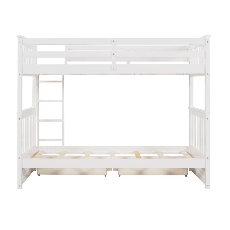 Bunk Bed With Ladders And 2 Storage Drawers - R&R Furniture Gallery (Fountain Valley, CA)