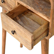 Curved Chestnut Console Table - R&R Furniture Gallery (Fountain Valley, CA)