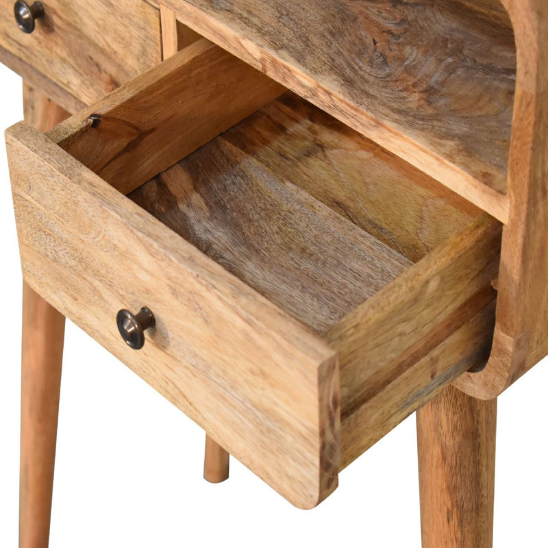 Curved Chestnut Console Table - R&R Furniture Gallery (Fountain Valley, CA)