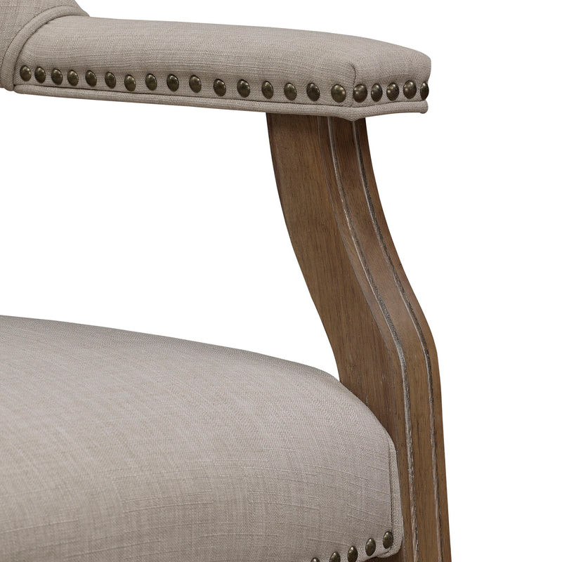 Monroe - Dining And Game Chair - Beige - R&R Furniture Gallery (Fountain Valley, CA)