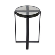 Gallie - Round Accent Table - Black - R&R Furniture Gallery (Fountain Valley, CA)