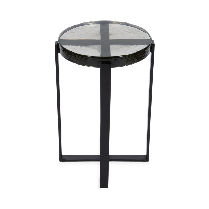 Gallie - Round Accent Table - Black - R&R Furniture Gallery (Fountain Valley, CA)
