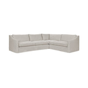 Classic Home Kipton upholstered corner sectional sofa with plush cushions and modern design in a cozy living room setting.