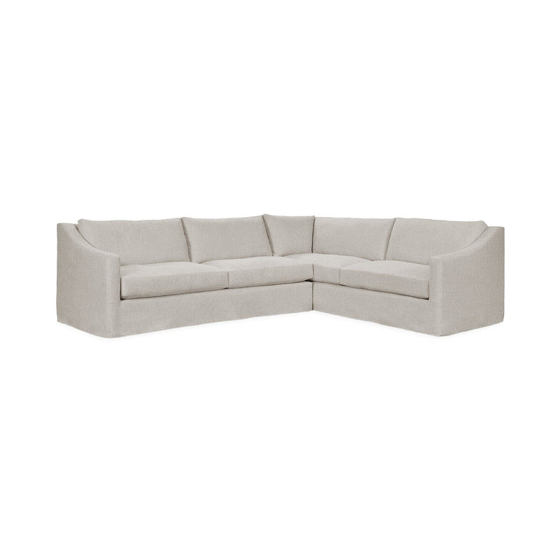 Classic Home Kipton upholstered corner sectional sofa with plush cushions and modern design in a cozy living room setting.