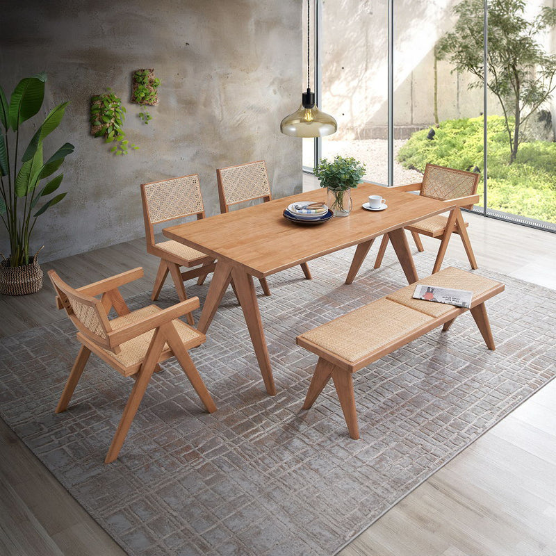 Velentina - Dining Table - Natural - R&R Furniture Gallery (Fountain Valley, CA)