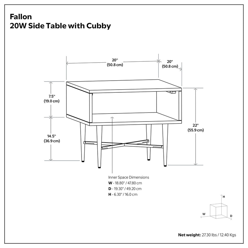 Fallon - End Table - Natural - R&R Furniture Gallery (Fountain Valley, CA)