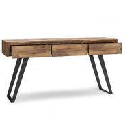 Lowry - Handcrafted Console Sofa Table - R&R Furniture Gallery (Fountain Valley, CA)