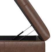 Gabbie - Coffee Table Upholstered Storage Ottoman - R&R Furniture Gallery (Fountain Valley, CA)