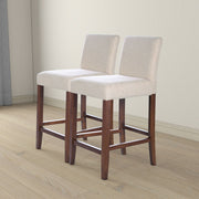 Dorian - Counter Chair (Set of 2) - Beige - R&R Furniture Gallery (Fountain Valley, CA)