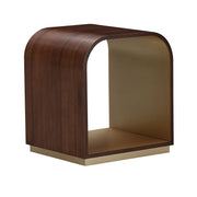 Houston - End Table - Walnut - R&R Furniture Gallery (Fountain Valley, CA)