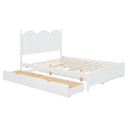 Platform Bed With With 2 Big Drawers And Trundle - R&R Furniture Gallery (Fountain Valley, CA)