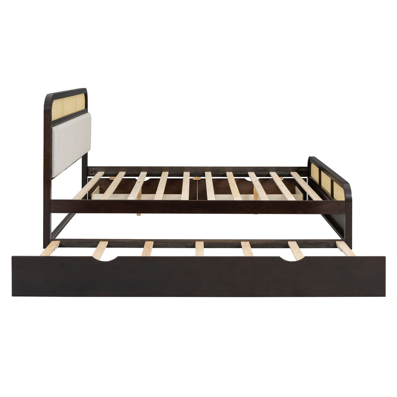 Platform Bed With Trundle And 2 Drawers - R&R Furniture Gallery (Fountain Valley, CA)