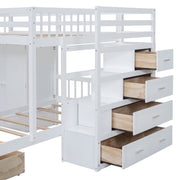 Bunk Bed With Wardrobe, Drawers - R&R Furniture Gallery (Fountain Valley, CA)