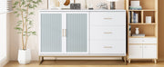 Murphy Bed With Frosted Glass Doors Design, Fake Drawers, Metal Legs - R&R Furniture Gallery (Fountain Valley, CA)