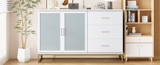 Murphy Bed With Frosted Glass Doors Design, Fake Drawers, Metal Legs - R&R Furniture Gallery (Fountain Valley, CA)