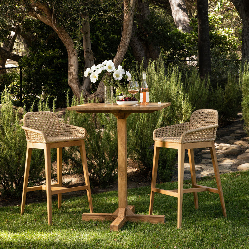 Audra - Outdoor Barstool - Natural